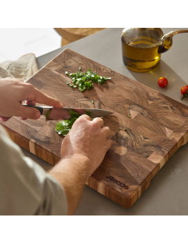 Planche à découper en bois debout teck ARCOS