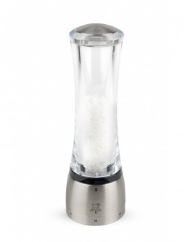 Daman Moulin à sel manuel en acryl et inox u'select 21 cm - Peugeot
