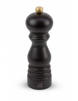 Paris Moulin à sel manuel en bois couleur chocolat 18 cm - Peugeot