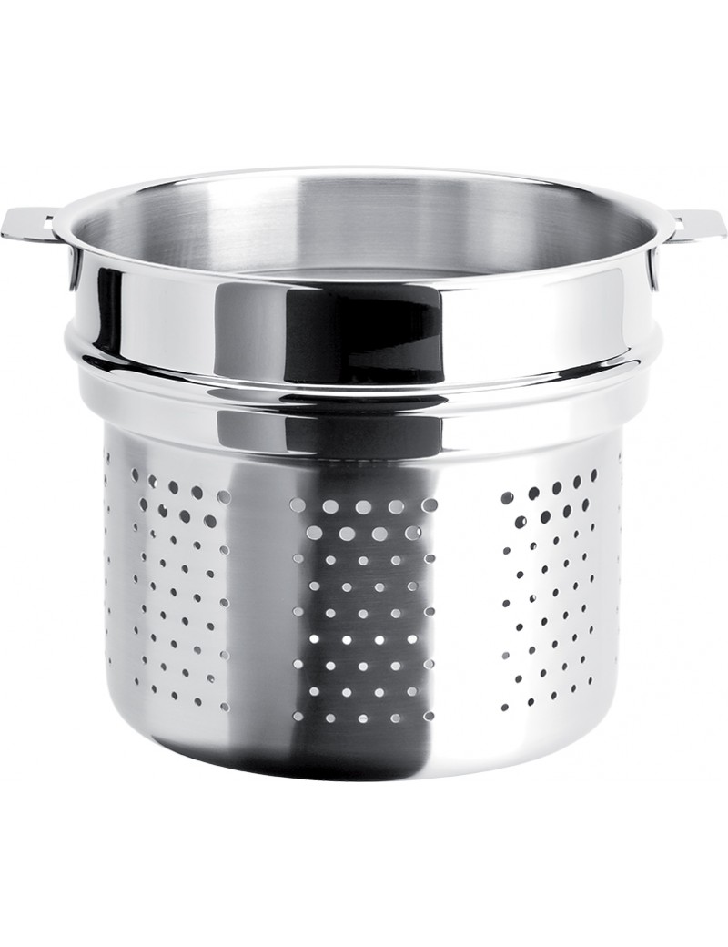 Cuit-pâtes inox - Mutine Amovible diamètre 22cm Cuit-pâtes inox - Mutine Amovible diamètre 22cm
