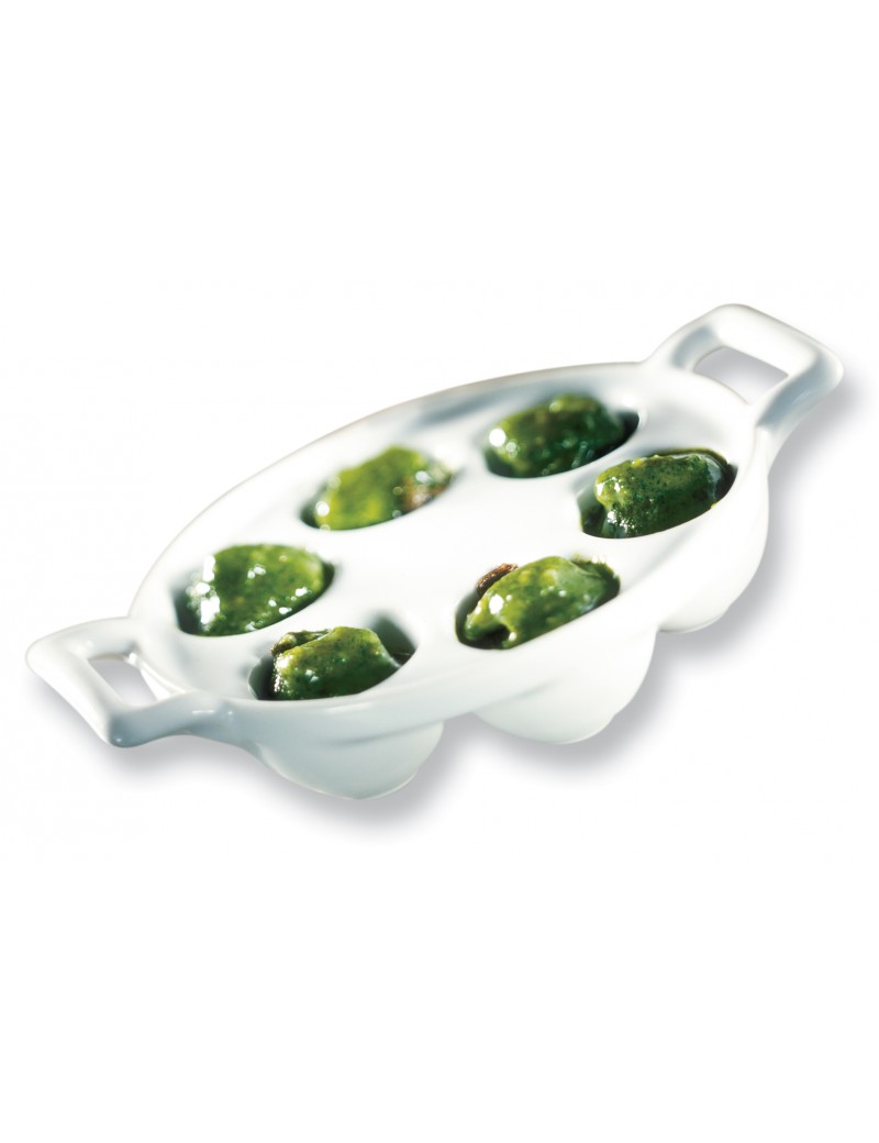 Plat à Escargots 36 Cavités Inox Brillant, Orfèvre Jean Couzon, Années 2000, TBE