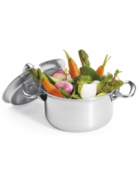 Faitout Affinity avec couvercle inox De Buyer