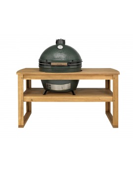 Table en acacia pour Kamado XLarge BIG GREEN EGG