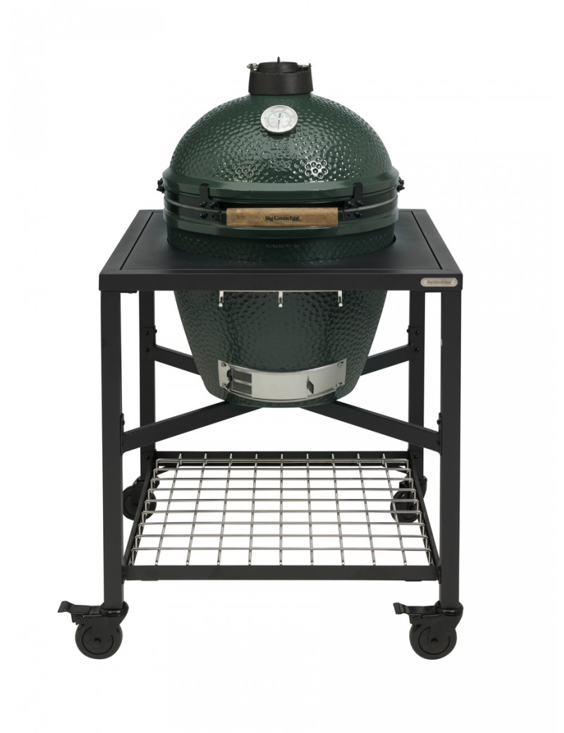 Kamado LARGE - Ensemble Egg + Table modulaire BIG GREEN EGG