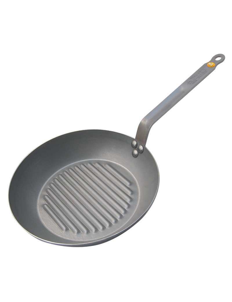 Poêle ronde Grill MINERAL B de Buyer Poêle ronde Grill MINERAL B de Buyer