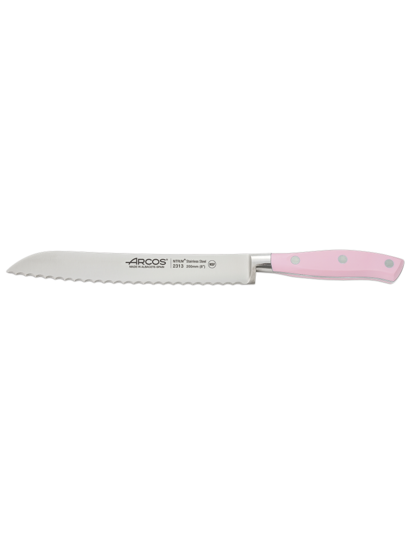 Couteau à pain Riviera rose 200mm