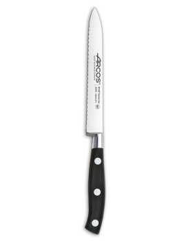 Couteau à tomate Riviera noir 130mm