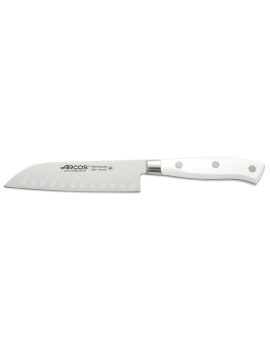 Couteau santoku Riviera blanc 140mm