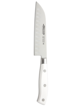 Couteau santoku Riviera blanc 140mm