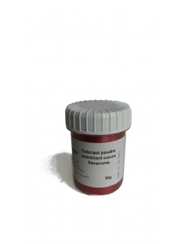 Colorant scintillant cuivre poudre liposoluble professionnel SEVAROME
