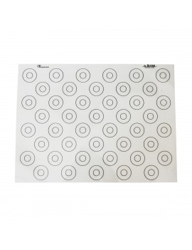 Tapis de cuisson antiadhésif spécial Macarons, silicone DE BUYER INDUSTRIES