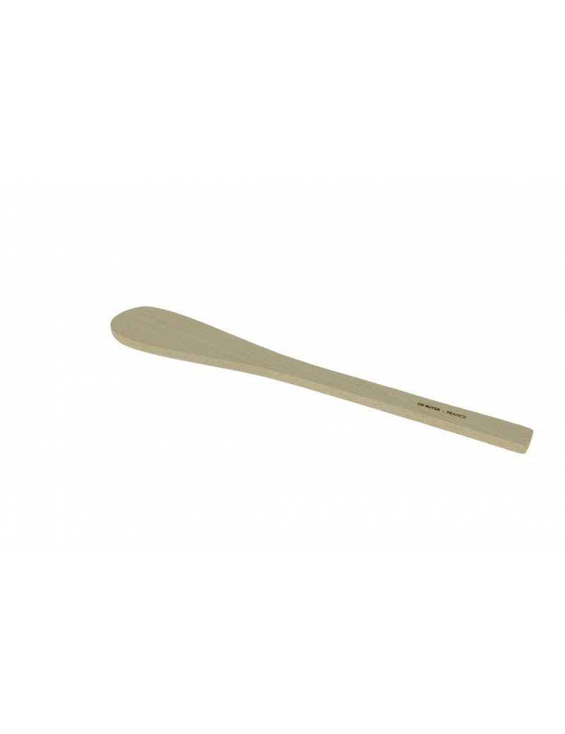 Spatule en bois d'hêtre ronde DE BUYER INDUSTRIES