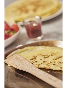 Spatule à crêpes en bois d'hêtre 30cm DE BUYER INDUSTRIES