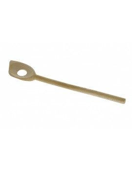 Cuillère pointue perforée pour risotto en bois d'hêtre 30 cm DE BUYER INDUSTRIES