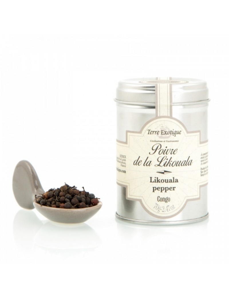 Poivre de la Likouala 70 g TERRE EXOTIQUE Poivre de la Likouala 70 g TERRE EXOTIQUE