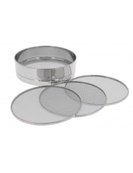 Tamis en inox à mailles interchangeables - 4 modèles de maille De Buyer