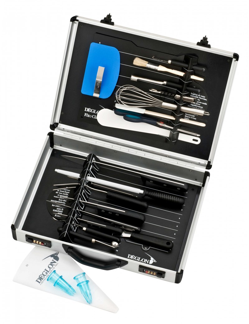 Mallette de cuisine Campus 33 pièces Fix-Class taille grand modèle DEGLON