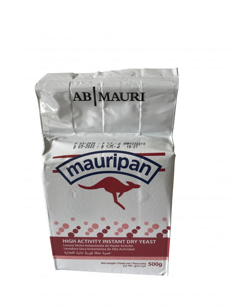 Levure sèche instantanée boulangère 500g Mauripan Red - Cuisine