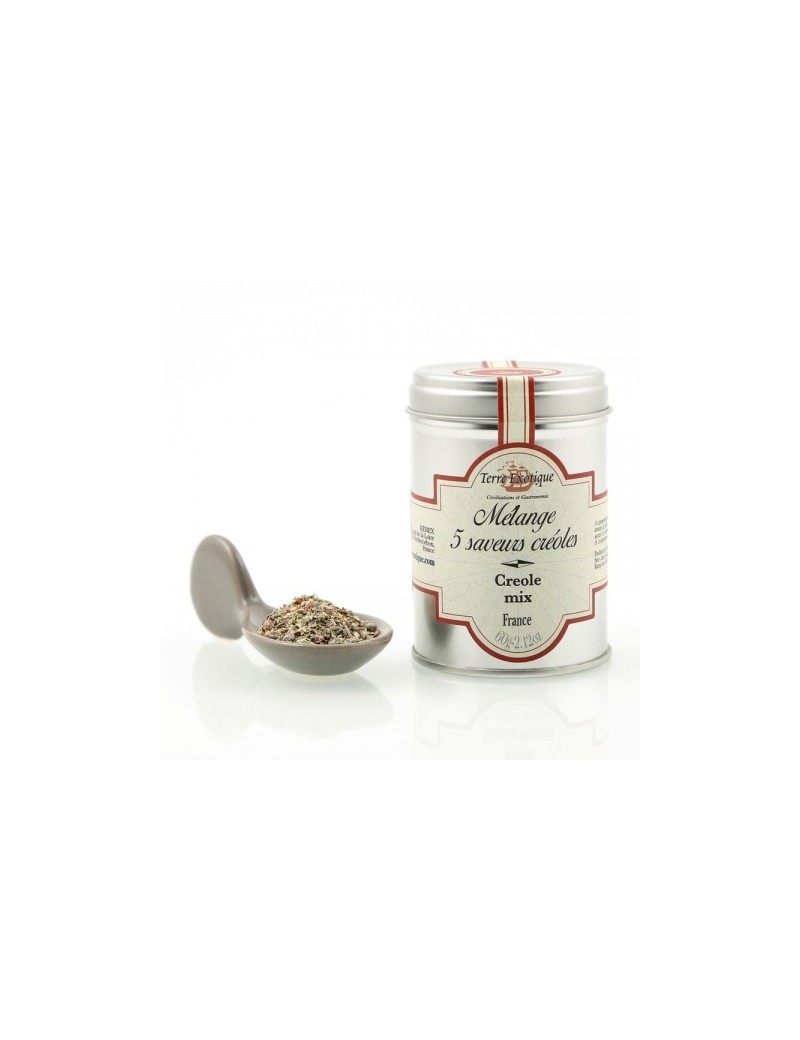 Assemblage cinq saveurs créoles 60 g TERRE EXOTIQUE Assemblage cinq saveurs créoles 60 g TERRE EXOTIQUE