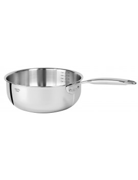 Casserole saucier Castel'Pro® Fixe induction CRISTEL