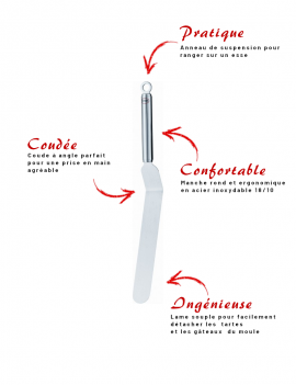 Palette-spatule coudée 38 cm RÖSLE 