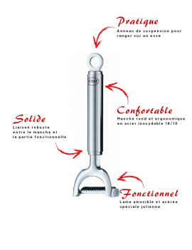 Éplucheur à julienne RÖSLE 