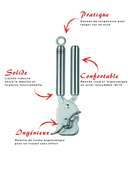 Ouvre-boîte à pince RÖSLE 