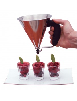 Kwik mini entonnoir à piston inox