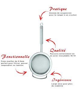 Passoire ronde acier inoxydable 18/10 Rösle RÖSLE 