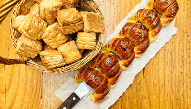 Pâte feuilleté - Croissants