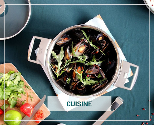 Accédez à notre univers de la cuisine