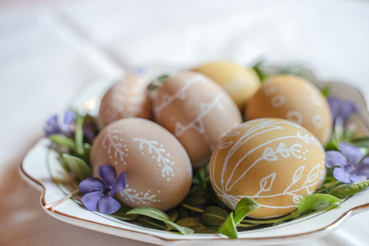 Oeufs de Pâques décorés