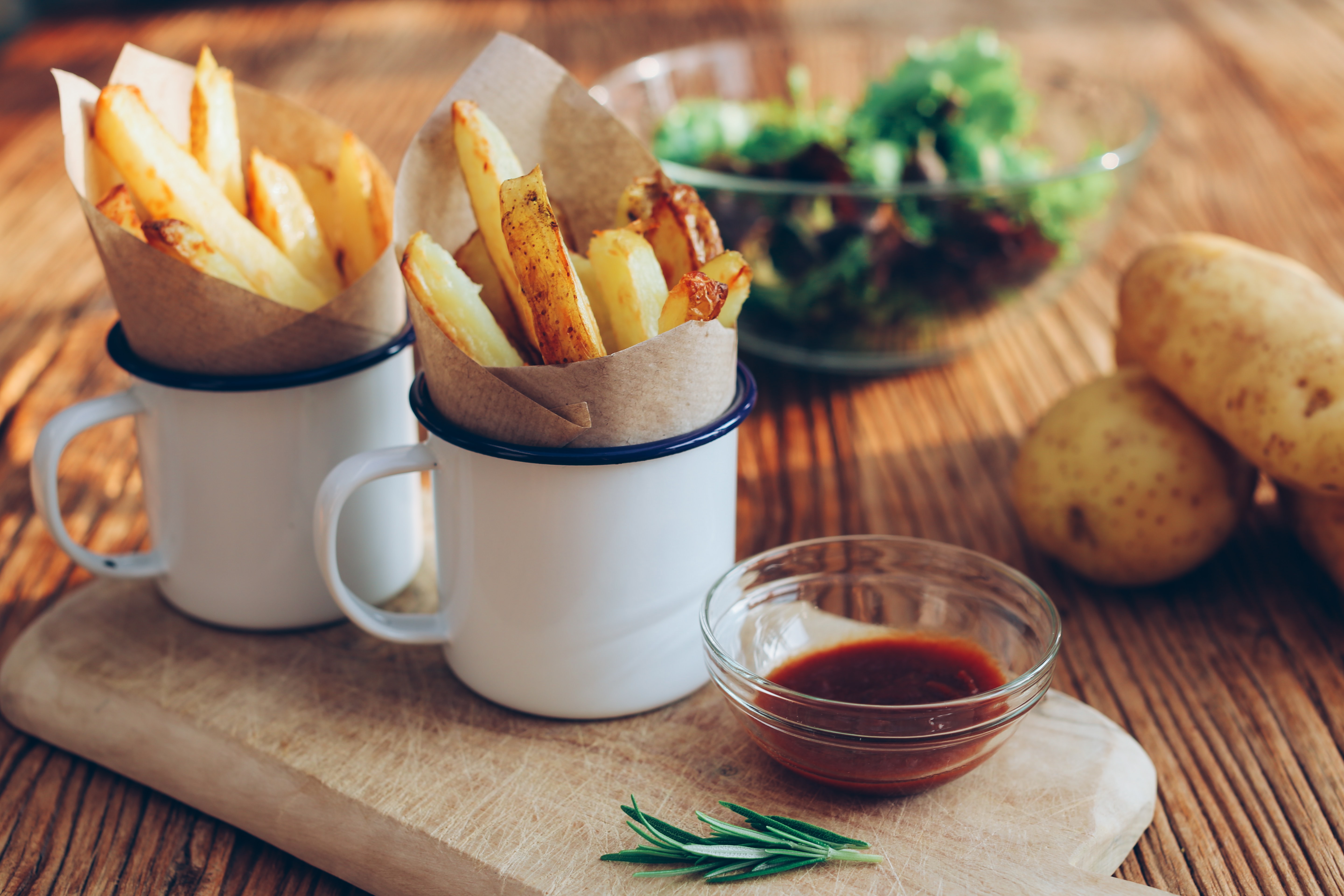 Frites de pommes de terre