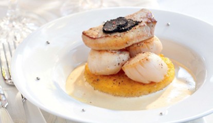 Terre ou mer, foie gras ou noix de Saint-Jacques et pourquoi pas les 4 dans une seule recette by Irène Karsenty