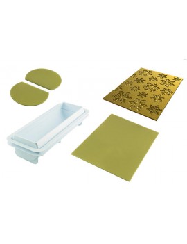 Frozen bûche - Kit pour bûche en silicone tapis inclus SILIKOMART