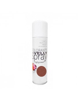 Colorant Marron spray Velly effet velours 250ml Azo Free SOLCHIM FOOD