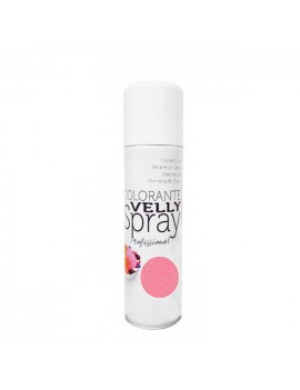 Colorant Rose spray Velly effet velours 250ml