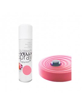 Colorant Rose spray Velly effet velours 250ml SOLCHIM FOOD