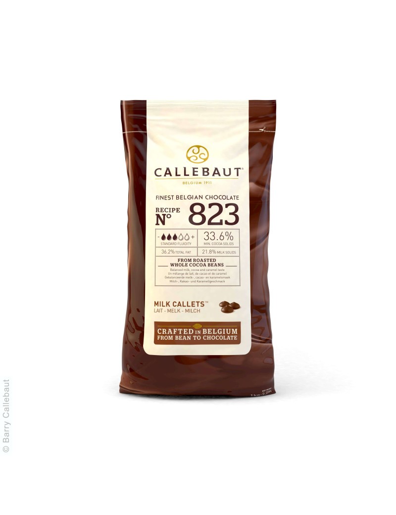 Chocolat au lait de couverture 823 CALLEBAUT