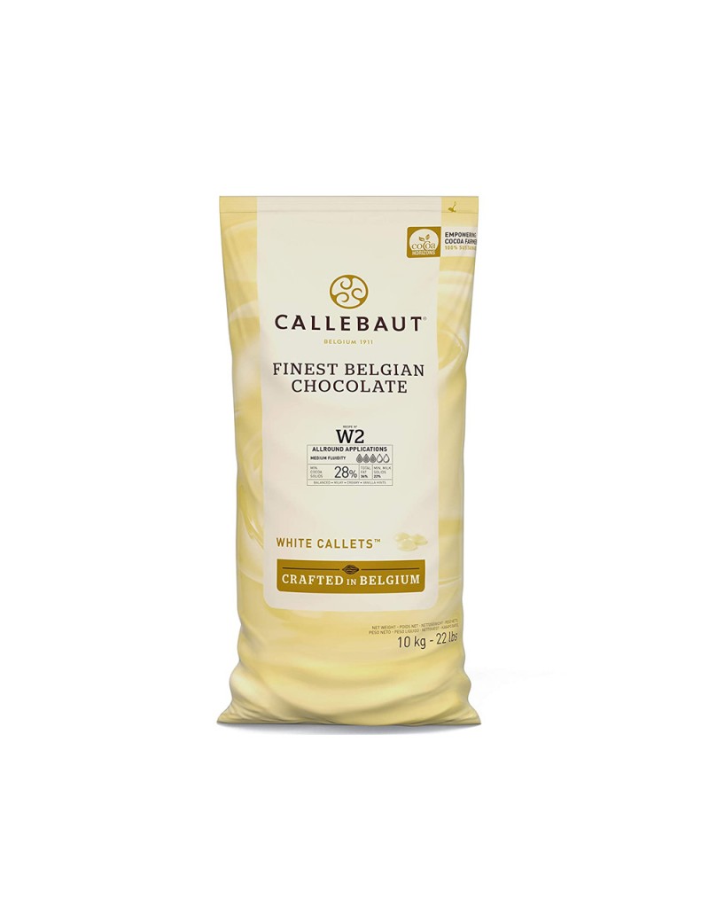 Chocolat blanc de couverture W2 CALLEBAUT