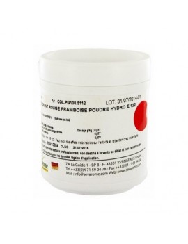 Colorant rouge framboise poudre hydrosoluble professionnel SEVAROME