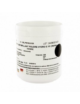 Colorant noir brillant poudre hydrosoluble professionnel SEVAROME