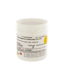 Colorant orange or poudre hydrosoluble professionnel SEVAROME
