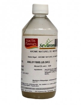 Menthe Arôme huile essentielle alimentaire naturel professionnel Emulsionnée SEVAROME