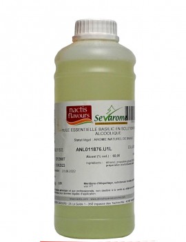 Basilic Arôme huile essentielle alimentaire naturel professionnel SEVAROME