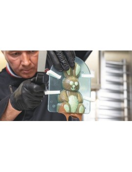 Moule Lapin Tricot 15 cm CACAO BARRY