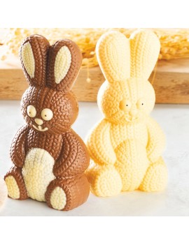 Moule Lapin Tricot 15 cm CACAO BARRY