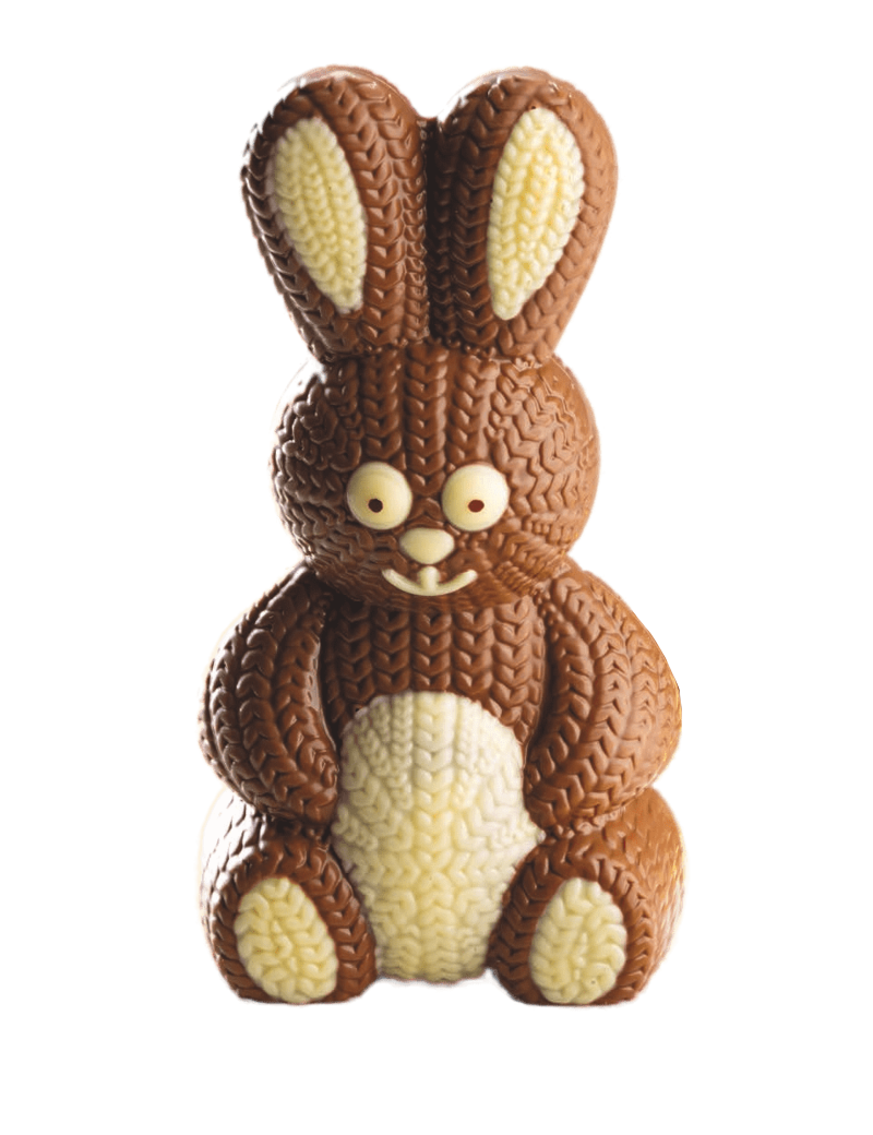 Moule Lapin Tricot 15 cm CACAO BARRY