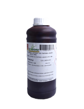 Colorant orange extrait paprika E160c liquide liposoluble professionnel 4372 SEVAROME