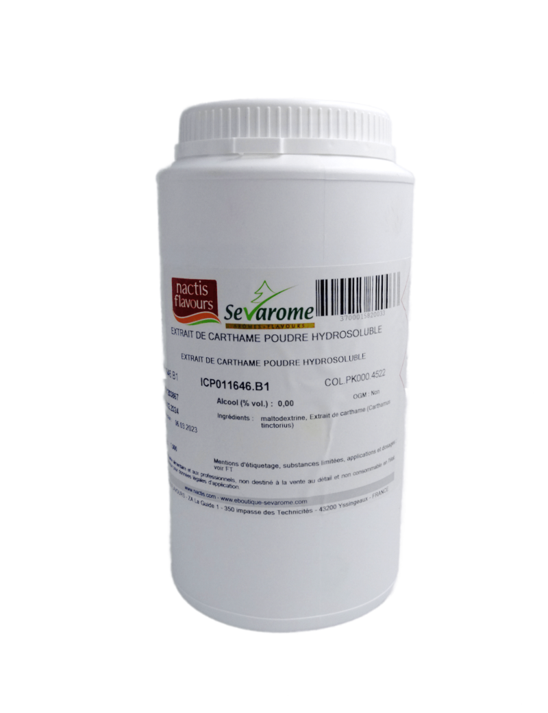 Colorant naturel jaune citron poudre hydrosoluble professionnel 4522 SEVAROME